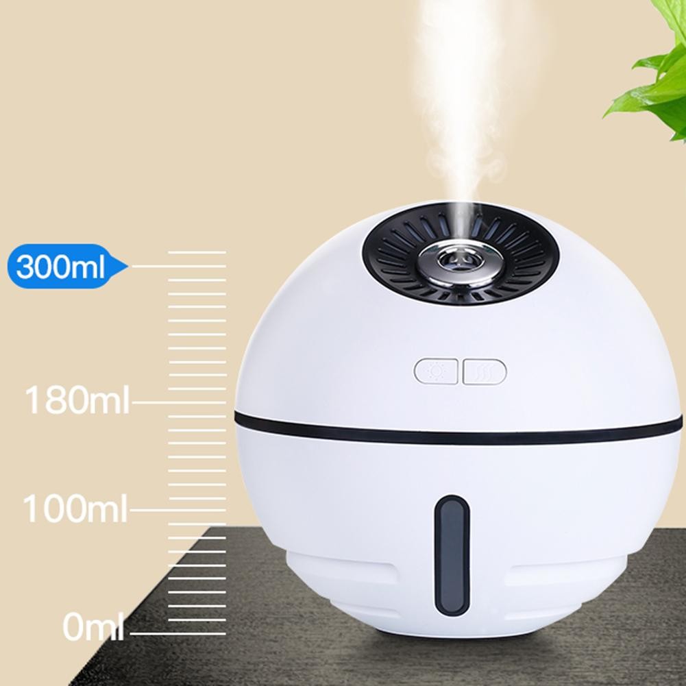 Máy phun sương tạo ẩm khuếch tán tinh dầu quả cầu Space Ball humidifier GXZ-J616 cao cấp tích hợp đèn, quạt mini