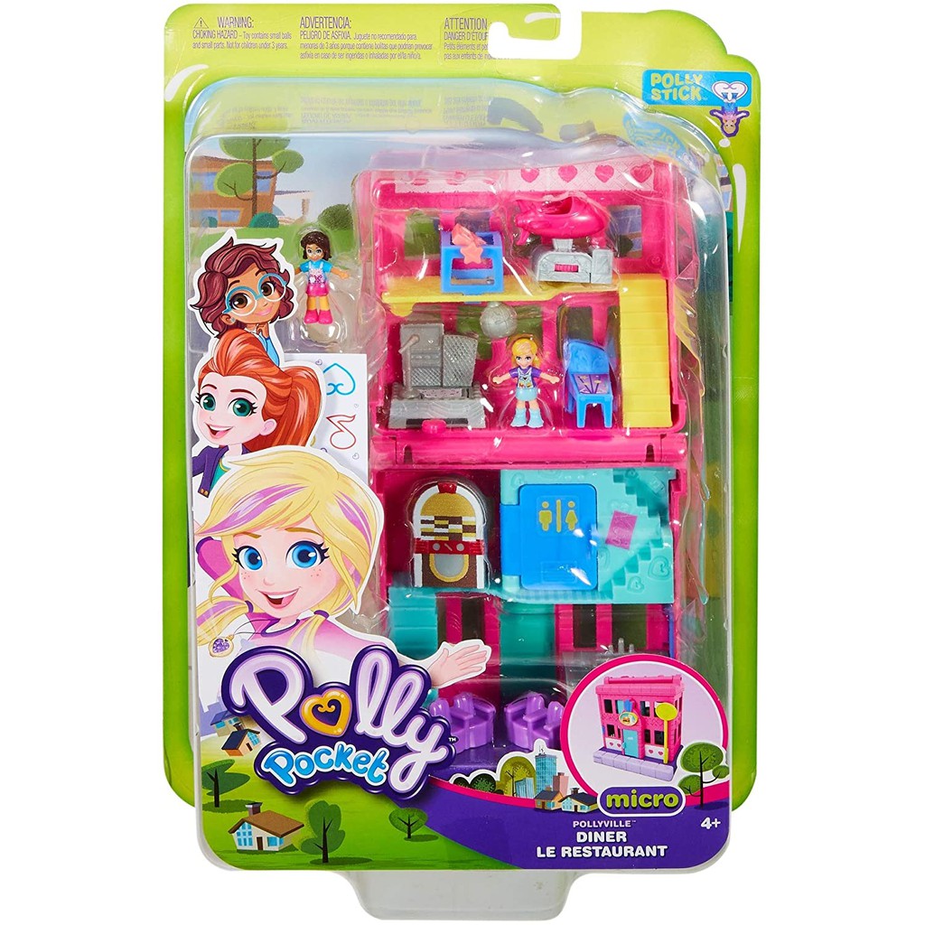ĐỒ CHƠI POLLY POCKET - Bộ phòng ăn sắc màu của Polly Pocket - MÃ SP GGC30/GGC29
