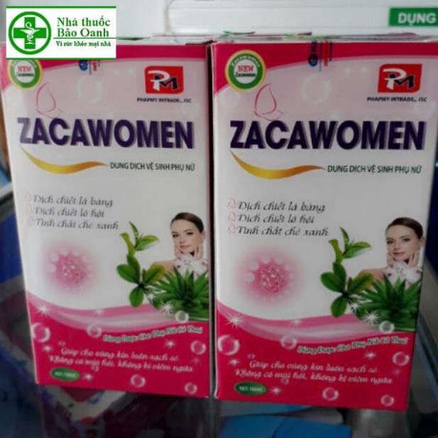 Dung dịch vệ sinh phụ nữ thảo dược zacawomen