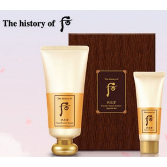 Set Sữa rửa mặt Whoo Jin Yang Facial Foam Cleanser full