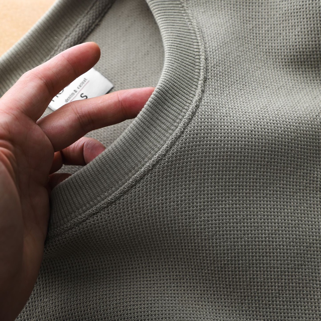 Áo thun oversize HEBOZ 4M 1 túi unisex nam nữ form rộng chất pique dày dặn thoáng mát co giãn 4 chiều - 00000954