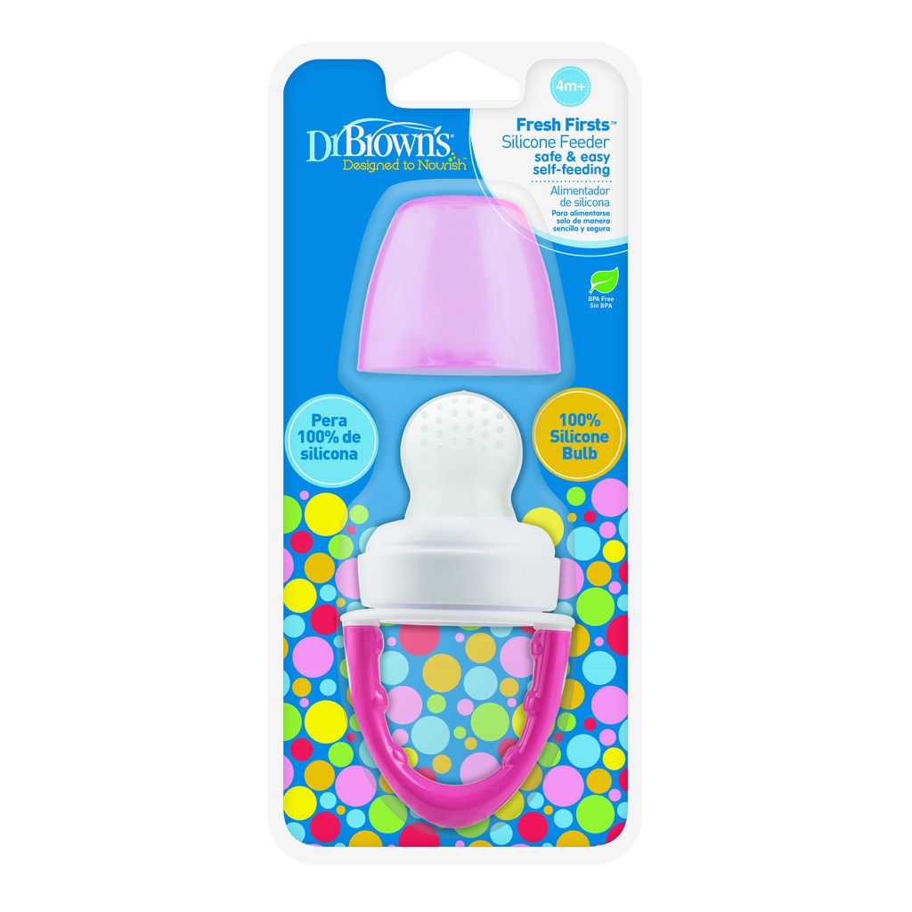 TÚI NHAI ĂN DẶM-DỤNG CỤ ĂN DẶM BẰNG SILICONE HIỆU DR BROWN’S