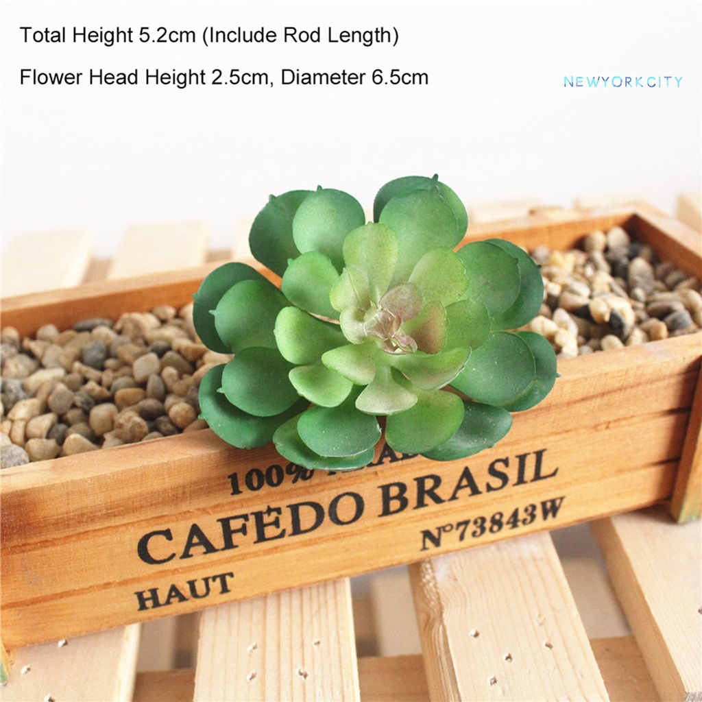 Chậu Cây Lô Hội Nhân Tạo Bằng PVC Trang Trí Khách Sạn DIY