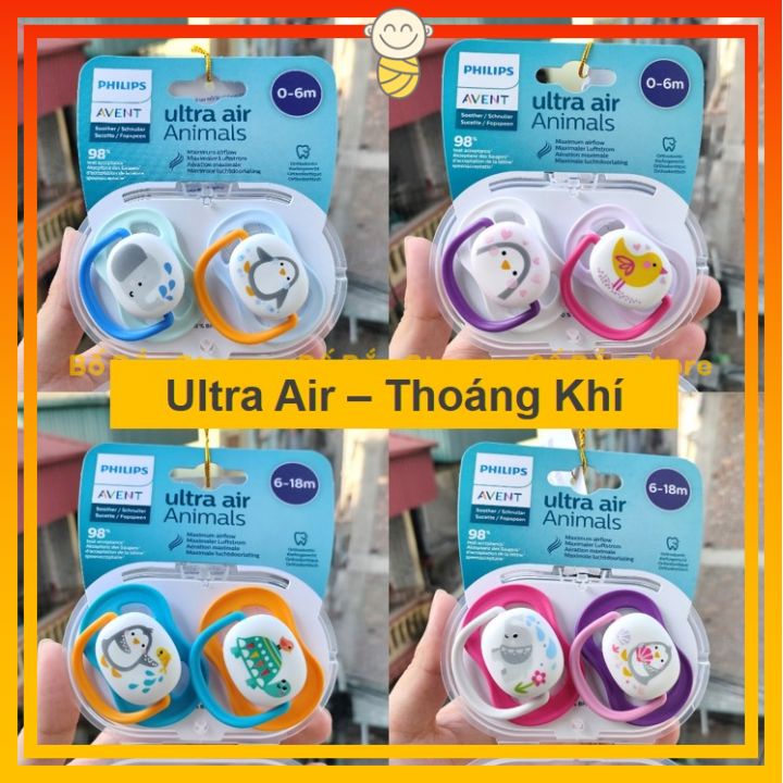 Ti Giả AVENT Ultra Air⚡BẢN ĐẶC BIỆT⚡ Phiên Bản Giới Hạn - Chỉnh Nha Chống Hô Vẩu