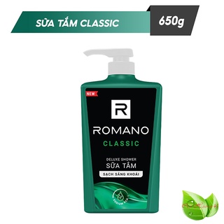 Romano: Sữa Tắm Cho Nam Romano Classic 650g/chai