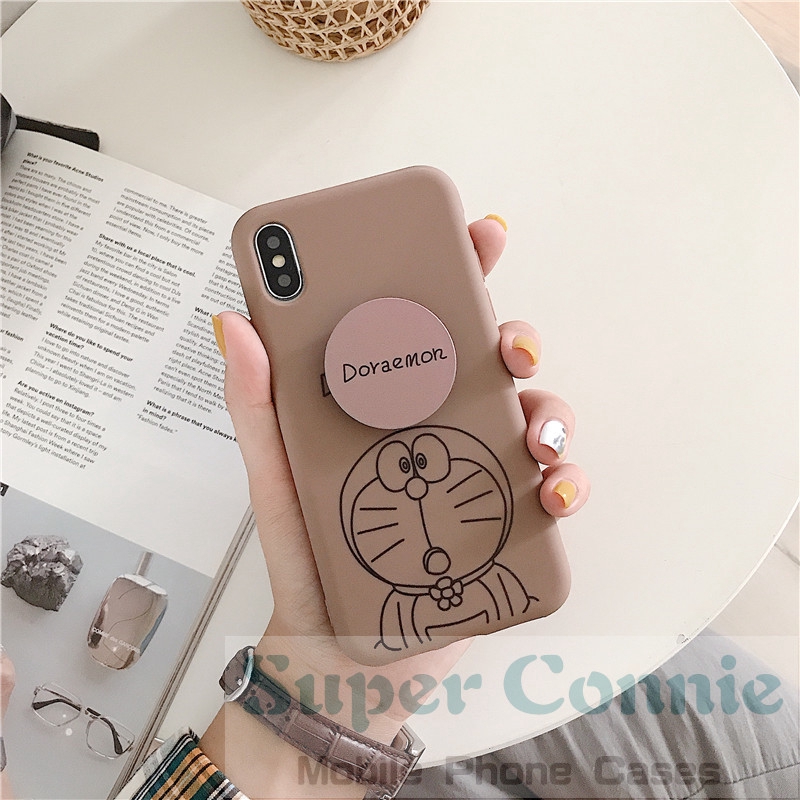 Ốp điện thoại in hình Doraemon dành cho iPhone 6s 6 7 8 Plus X XS Max XR