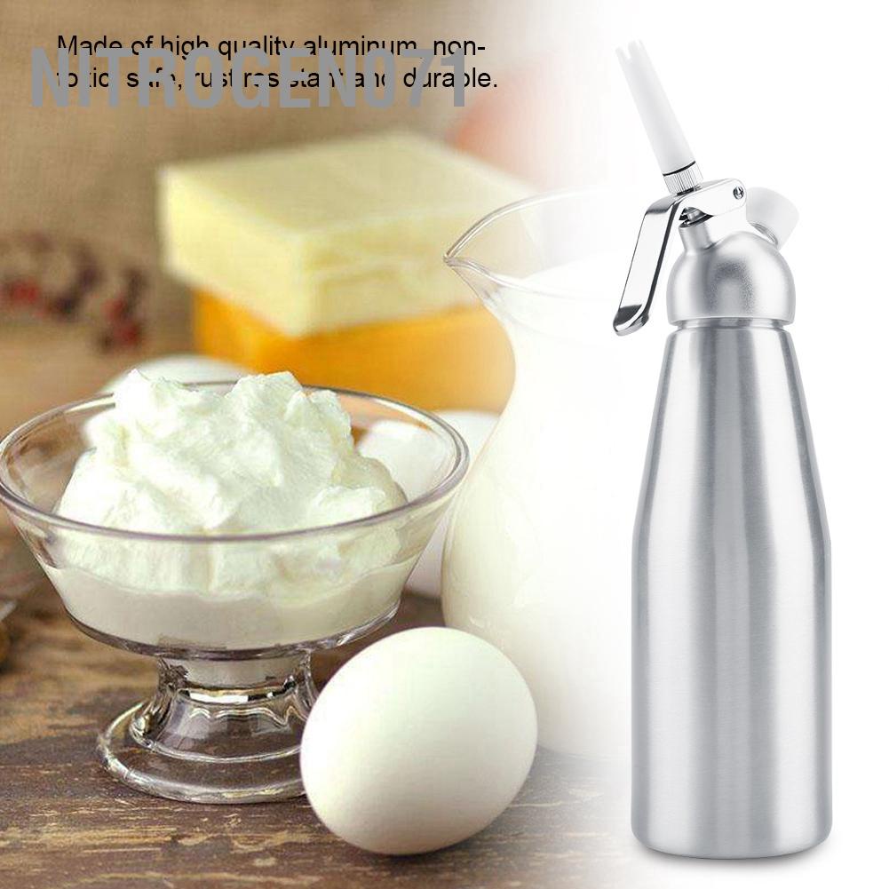 Bình Xịt Kem Tráng Miệng 1000ml Bằng Nhôm