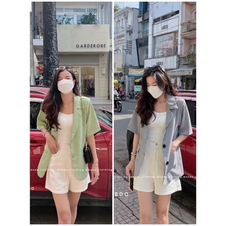 Áo blazer kẻ