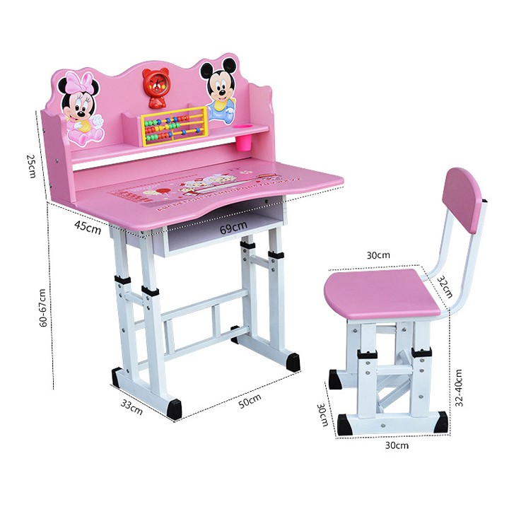 Bộ bàn ghế cho bé ,bộ bàn ghế học sinh liền giá sách | BigBuy360 - bigbuy360.vn