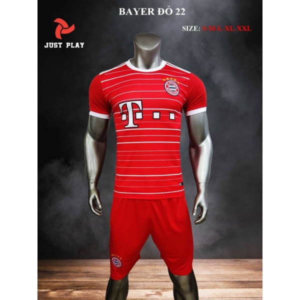 BỘ QUẦN ÁO ĐÁ BANH BAYERN ĐỎ 2022_2023 MỚI NHẤT