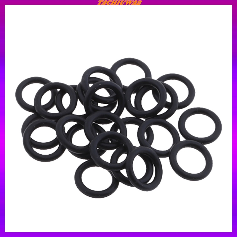 Set 25 Vòng Đệm Màu Đen Thay Thế Cho Ống Thoát Dầu Xe Harley