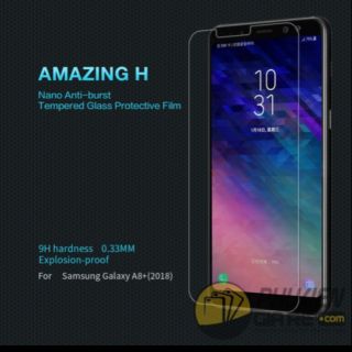 Kính cường lực Nillkin Samsung Galaxy A8 Plus/ A8+ Amazing 9H hàng chính hãng