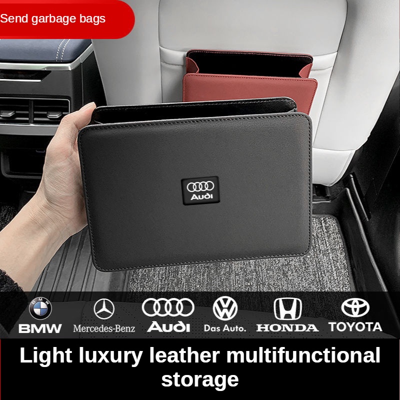 Túi Da Đựng Rác Đa Năng Có Thể Gấp Gọn Cho Xe Hơi