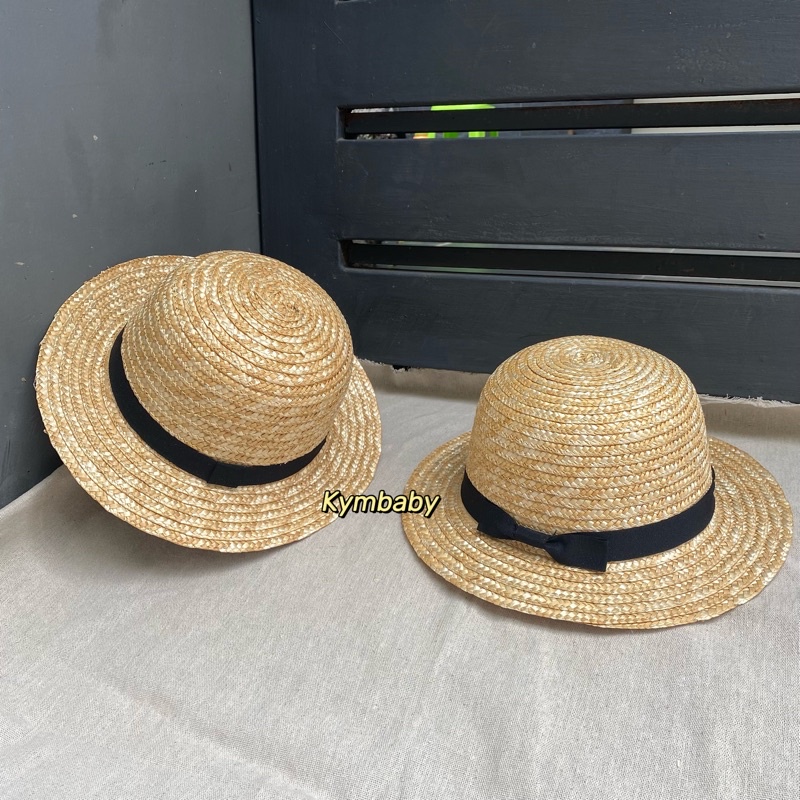 Mũ cói vành trung mùa hè cho bé từ 2-6 tuổi M785 (KÈM HỘP ĐỰNG SẢN PHẨM)
