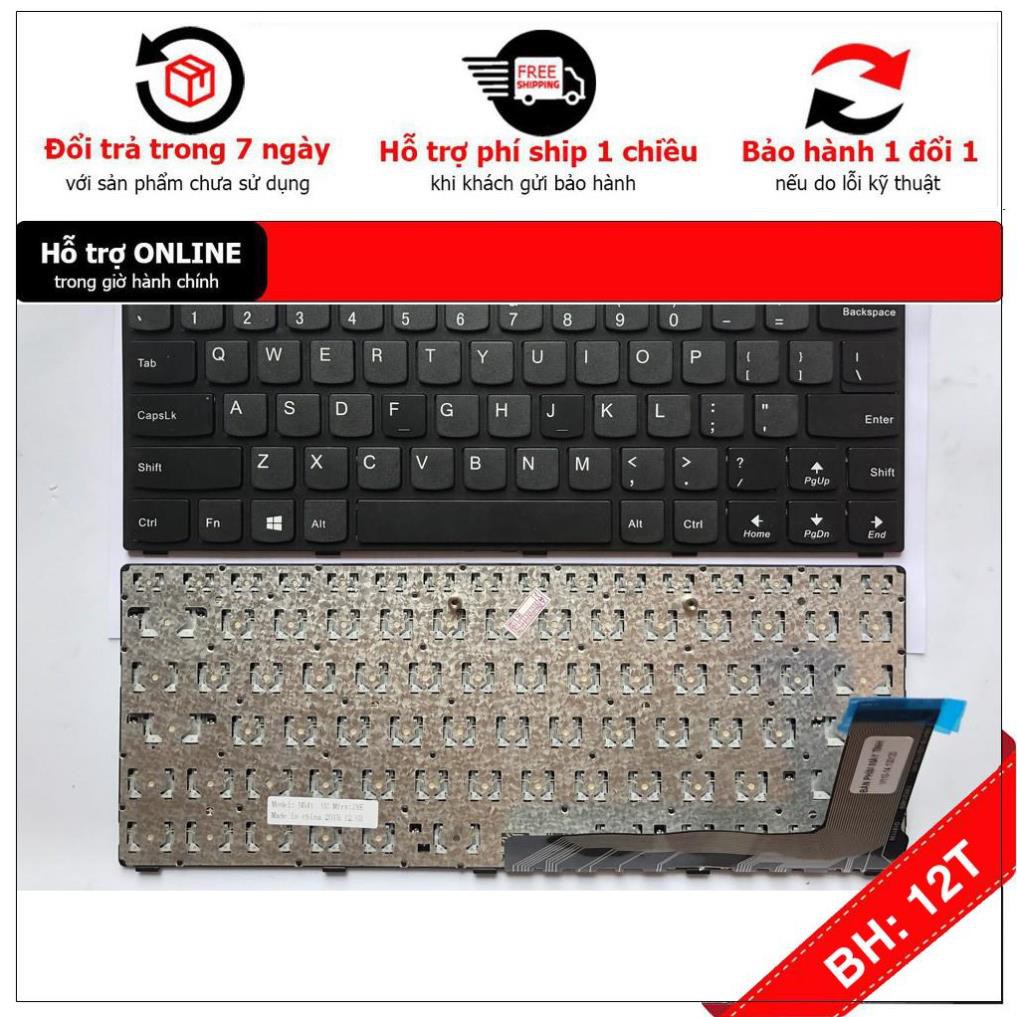 [BH12TH] [- Bàn phím Laptop Lenovo V110-14ISK Cáp Lệch Hàng Mới 100% Bảo Hành 12 Tháng