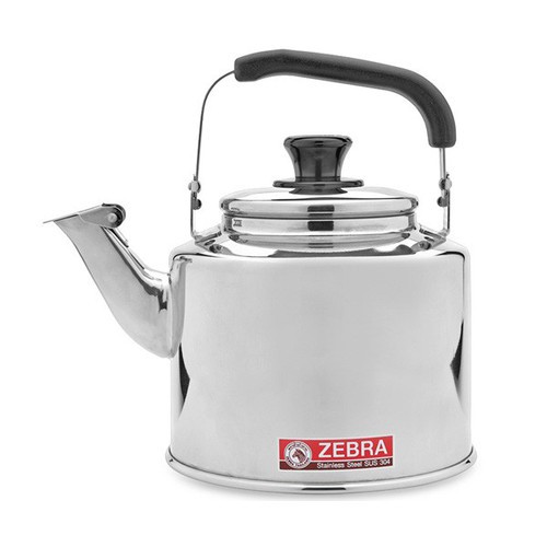 Ấm đun nước inox 304 Zebra Thái Lan 1.5L-113432 dòng cao cấp, nguyên khối inox 304, dùng được trên bếp từ