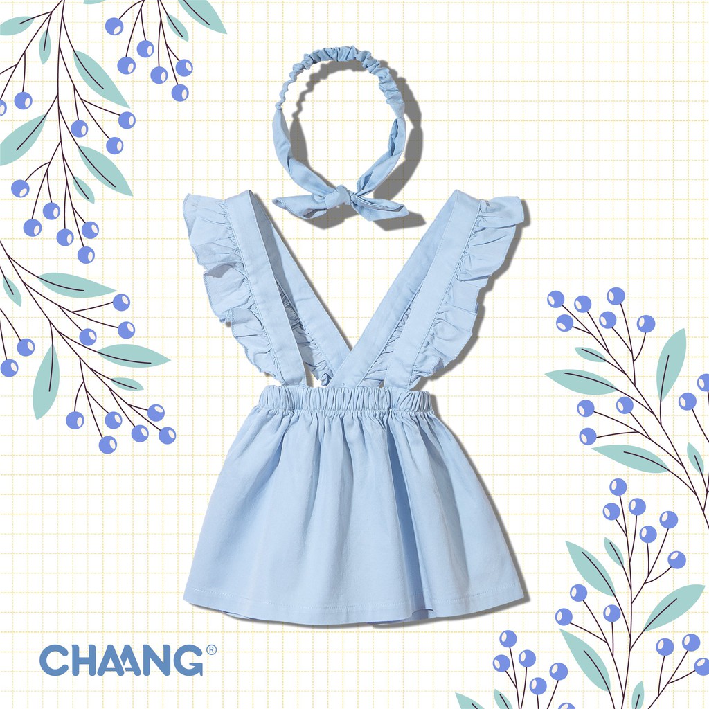 Set váy yếm summer chaang xanh