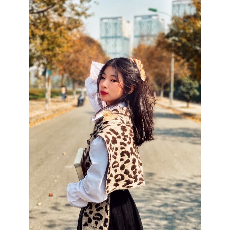 Hairwrap đeo tóc sắc màu bohemian vintage đính kèm lông vũ hạt gỗ