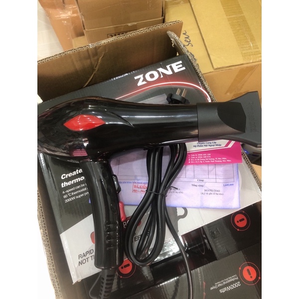 Máy sấy tóc Zone FC-3386 2000W (2 chế độ nóng lạnh)