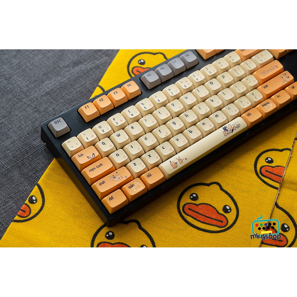 Nút bàn phím keycap Pikachu XDA PBT Filco, Leopold, IKBC,...