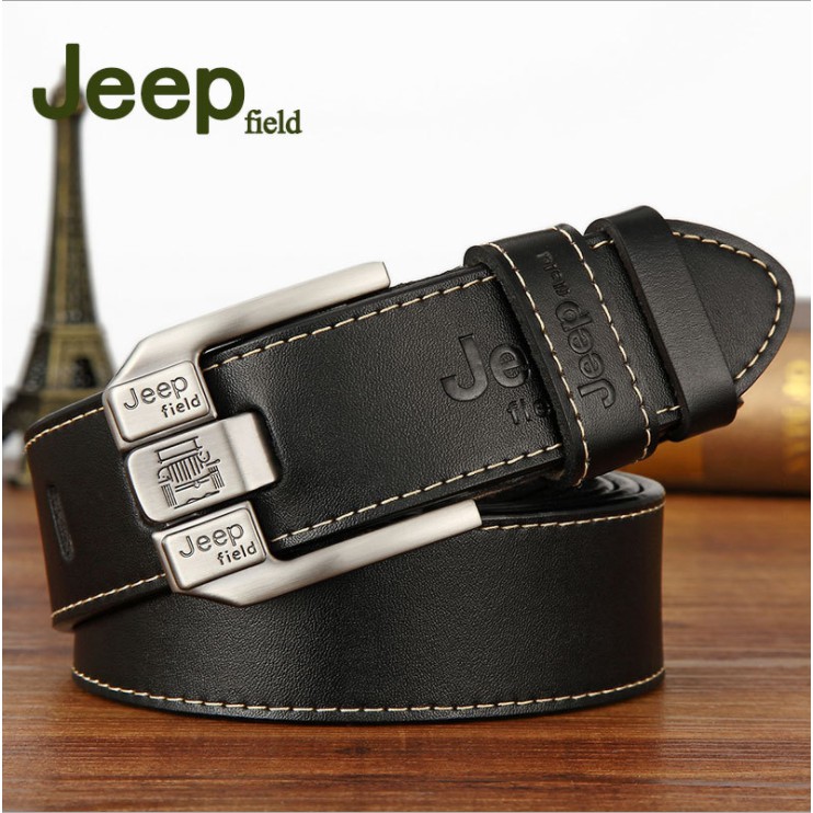 Dây nịt- Thắt lưng da nam Jeep Field khóa kim- BH 1 năm