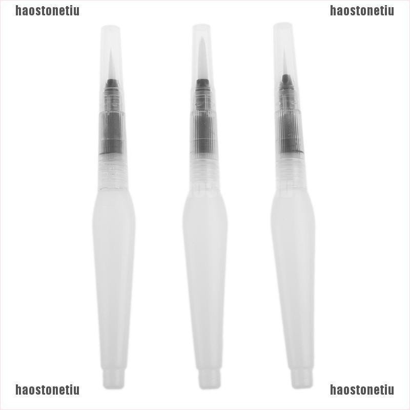 Set 3 Cọ Vẽ Màu Nước Đầu Tròn Mềm Mại Tiện Dụng