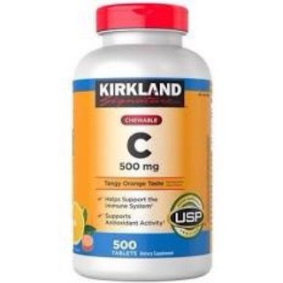 Viên uống Vitamin C Kirkland Signature Vitamin C 500mg - 500 viên