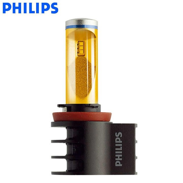 Bóng đèn Led gầm, sương mù xe hơi, ô tô thương hiệu Philips 1 đôi 2 chiếc 10W, 2700K: Mã sản phẩm H11