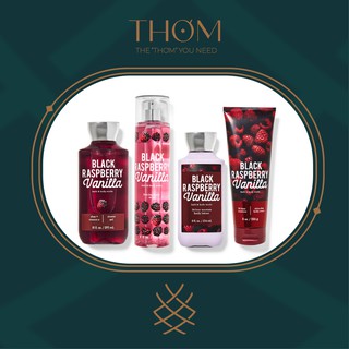 BLACK RASPBERRY VANILLA | Sản Phẩm Tắm Dưỡng Xịt Thơm Toàn Thân Bath & Body Works