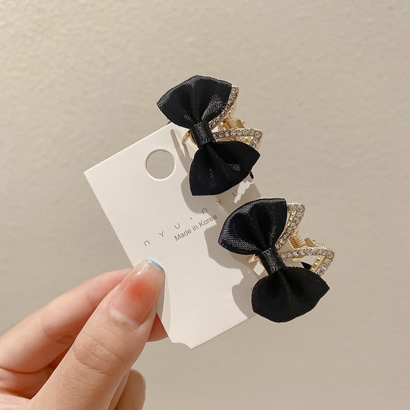 Kẹp Tóc Hình Nơ Dễ Thương Phong Cách Hàn Quốc Cho Nữ