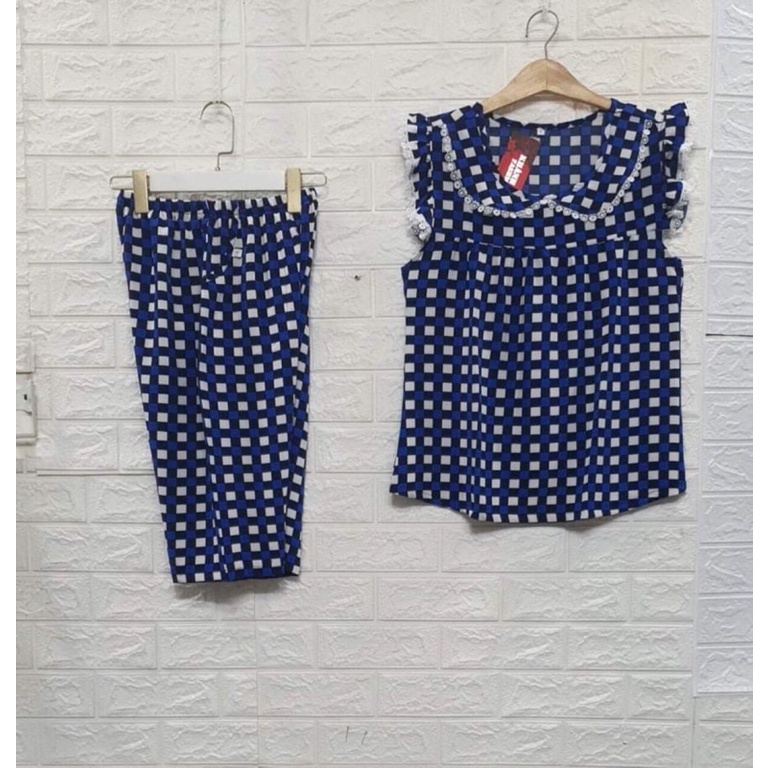 Đồ Bộ Mặc Nhà, Bộ Lửng Lụa, Size 40 - 70kg