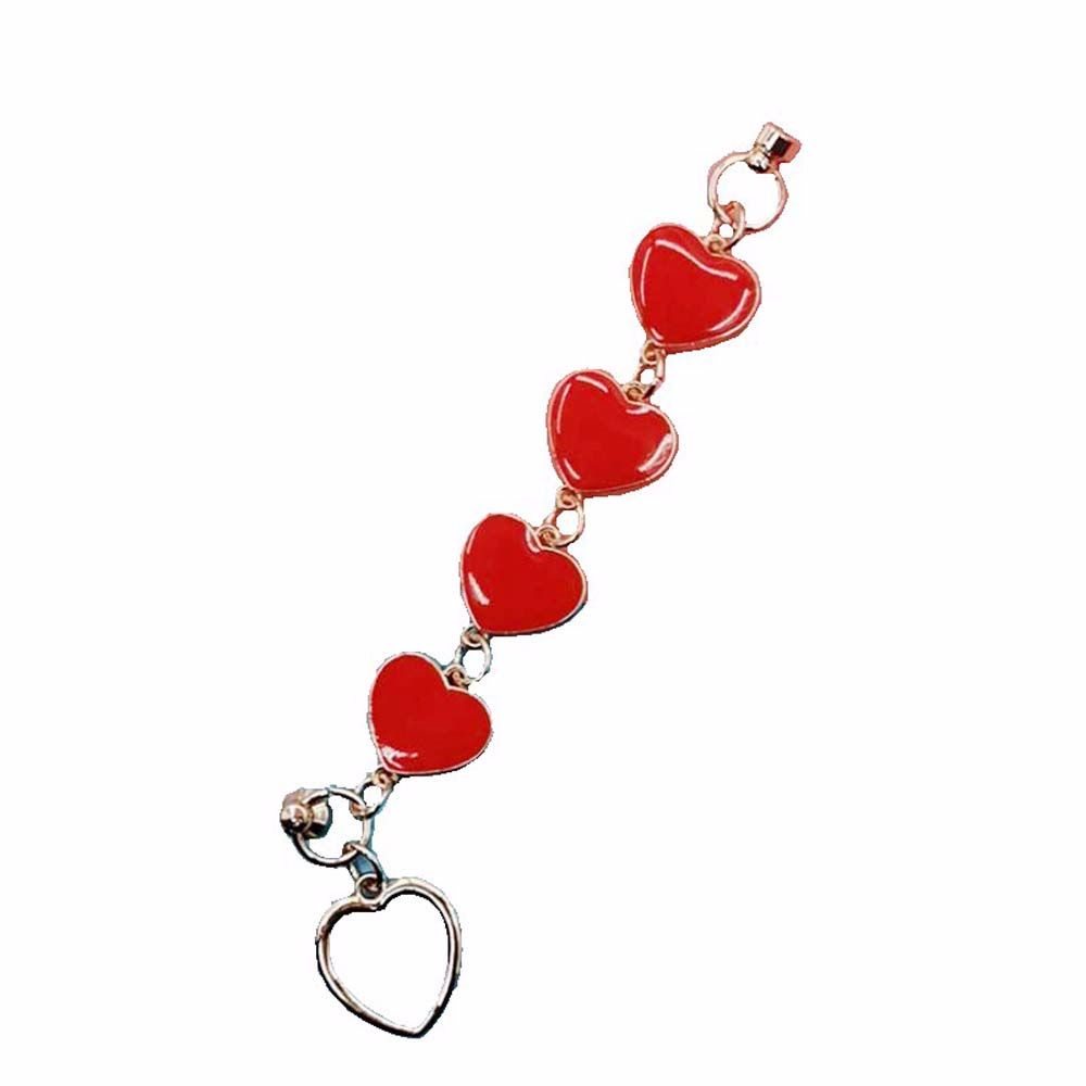 Dây Đeo Điện Thoại Chống Rơi Chống Thất Lạc Hình Trái Tim Nhiều Màu Sắc