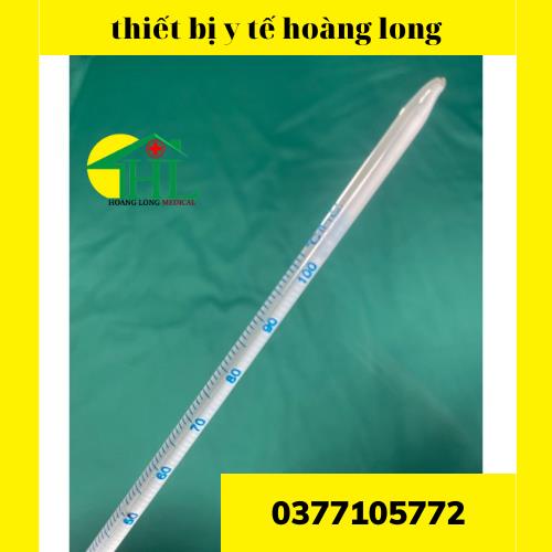 Nhiệt Kế Thuỷ Ngân Đo Nhiệt Độ Nước 100 độ - Cây Đo Nhiệt Độ Nước