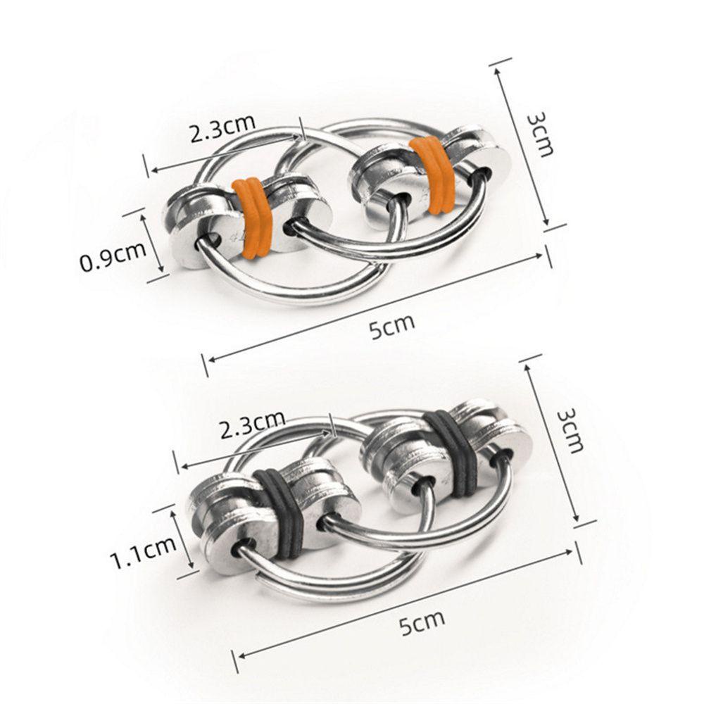 YIYU Con Quay Đồ Chơi Fidget Spinner HìNh Dây XíCh GiúP GiảM Stress