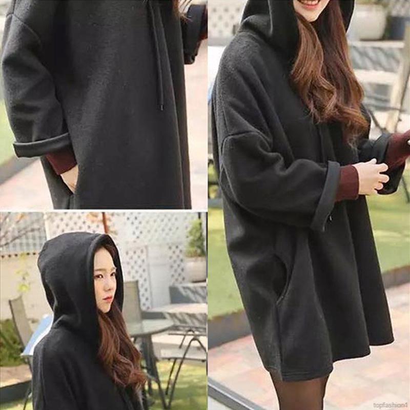 Áo hoodie kích thước lớn đơn giản năng động dành cho nữ | BigBuy360 - bigbuy360.vn