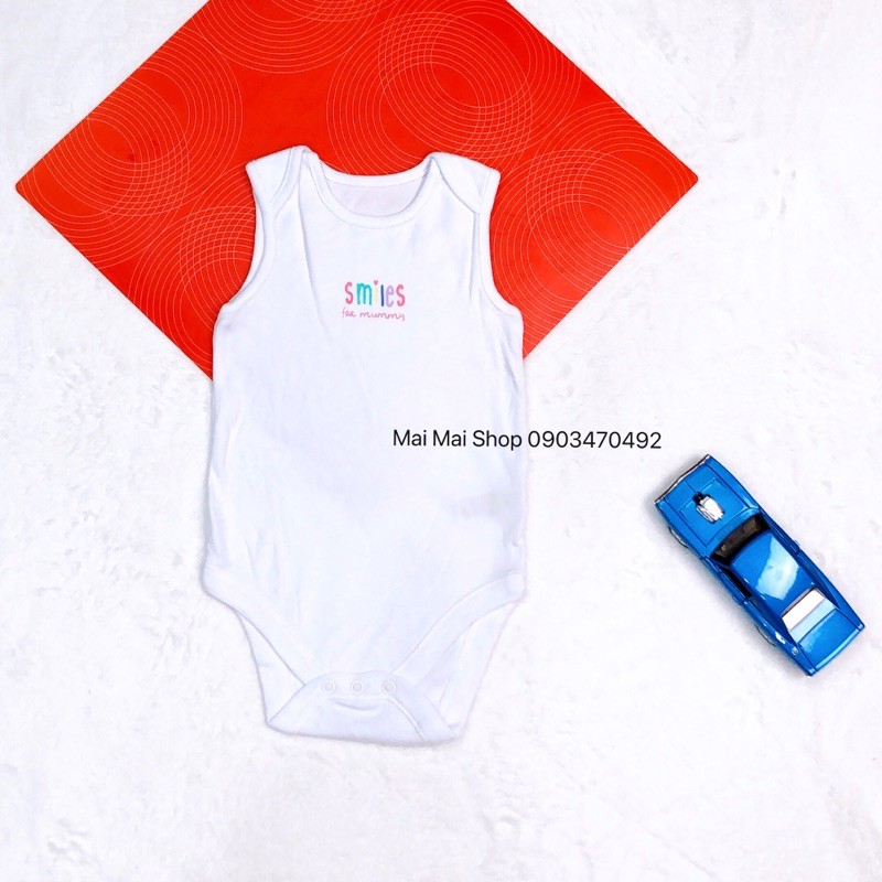 (Chọn màu- Đủ sz) Body chip ba lỗ chất cotton dày dặn cho bé ( sz 3M,6M,9M,12M,18M,24M,36M)