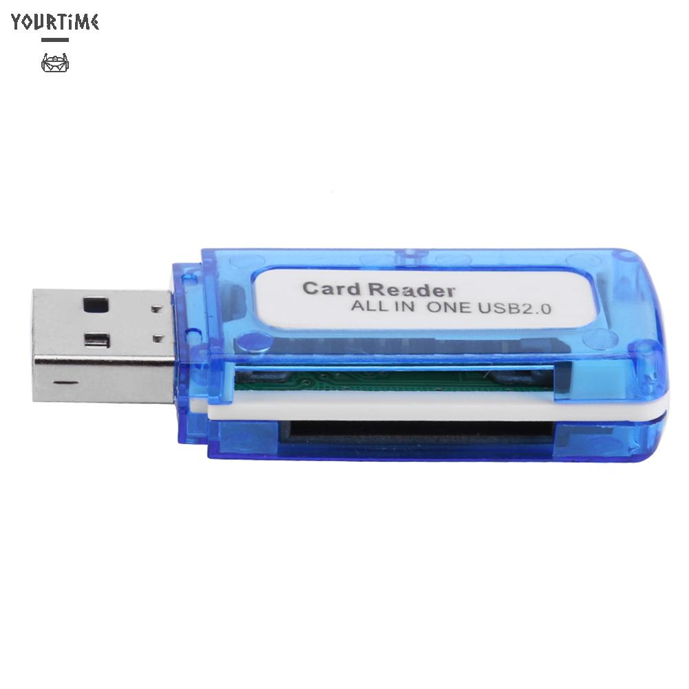 Đầu đọc thẻ nhớ 4 trong 1 USB 2.0 cho Micro SD TF M2