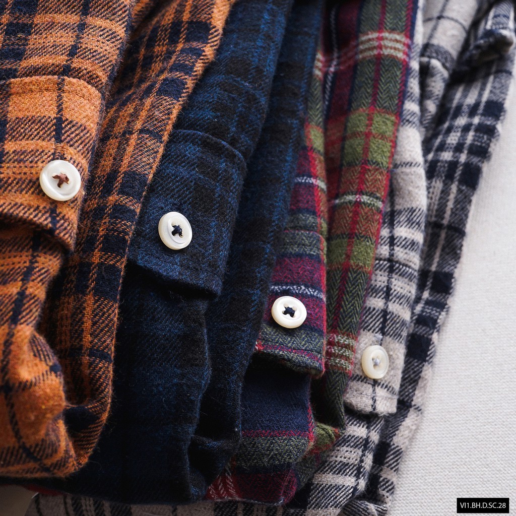 Áo sơ mi Flannel SCOT kẻ caro HÀNG VIỆT NAM XUẤT KHẨU