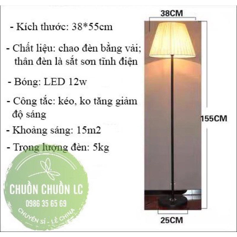ĐÈN CÂY ĐỨNG TRANG TRÍ PHÒNG KHÁCH, PHÒNG NGỦ… DC-01