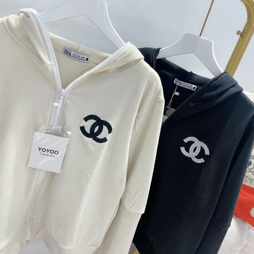 [ 𝐅𝐑𝐄𝐄 𝐒𝐇𝐈𝐏 ]  ÁO KHOÁC NHUNG TĂM LOGO DẬP NỔI