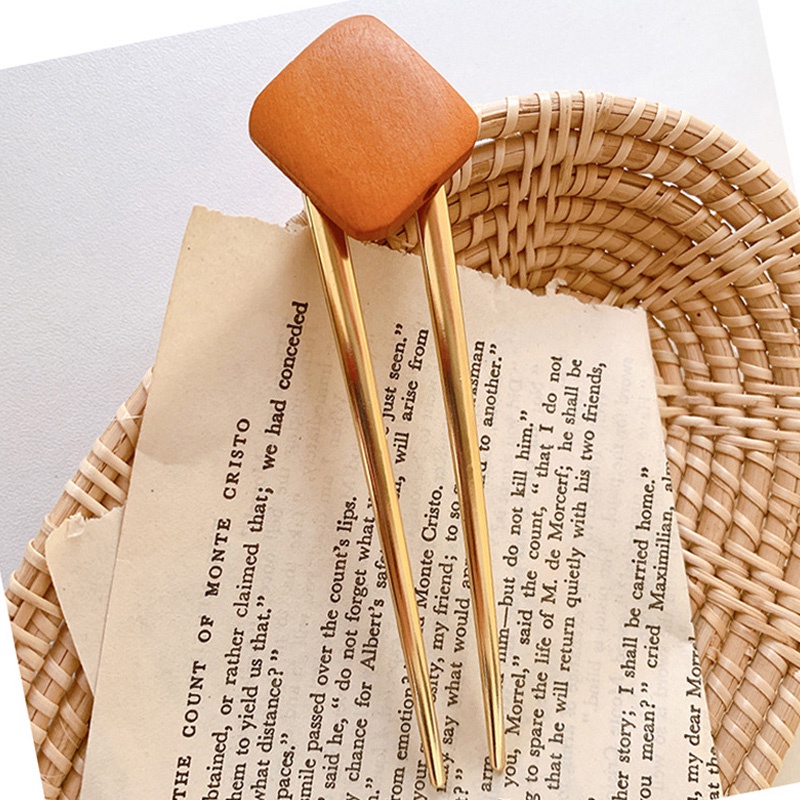 Trâm Cài Tóc Chữ U Bằng Gỗ Thời Trang Hàn Quốc