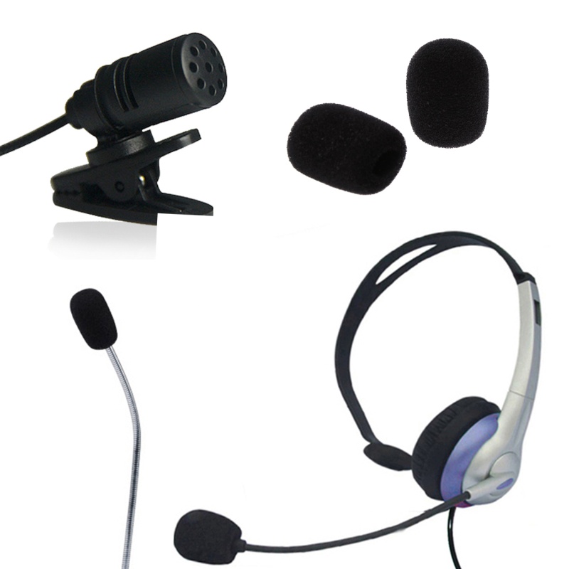 Set 8 Mút Xốp Bọc Đầu Tai Nghe Chống Gió Mới