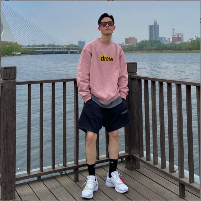 Áo Nỉ DREWW form rộng nam nữ phong cách UNISEX Hàn Quốc Trend