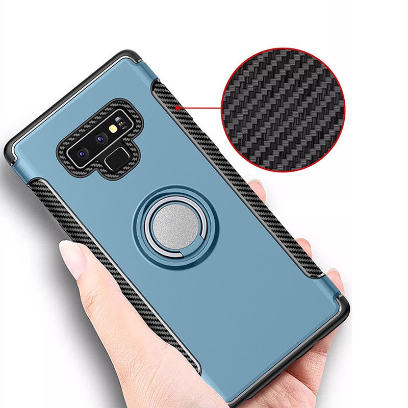 Ốp điện thoại chống sốc có giá đỡ dành cho Samsung Galaxy Note9 S7 edge Note 8 S9 Plus S8+