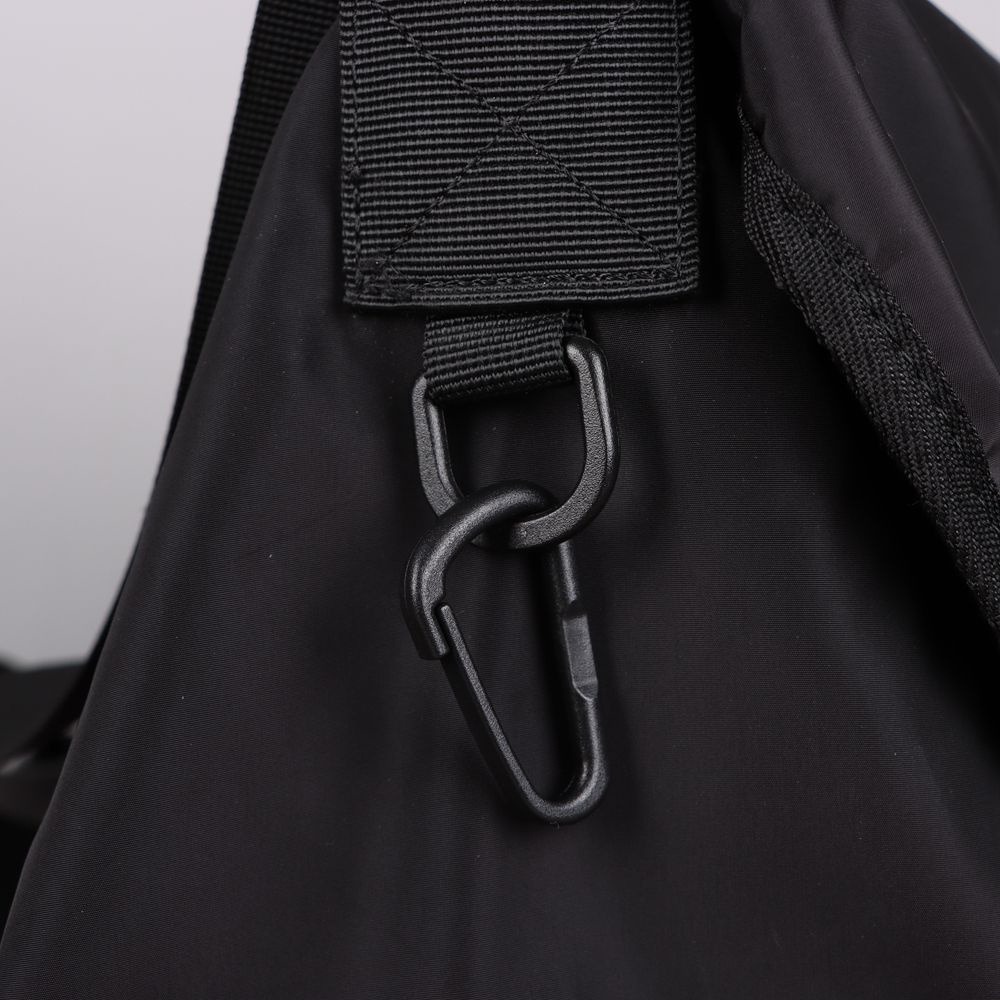 MAYSHOW 10/20pcs Plastic Nylon D Carabiner Black Water Bottle Hooks Snap Clip Quickdraws Packback Buckles Outdoor Climbing Camping Hiking Keychain