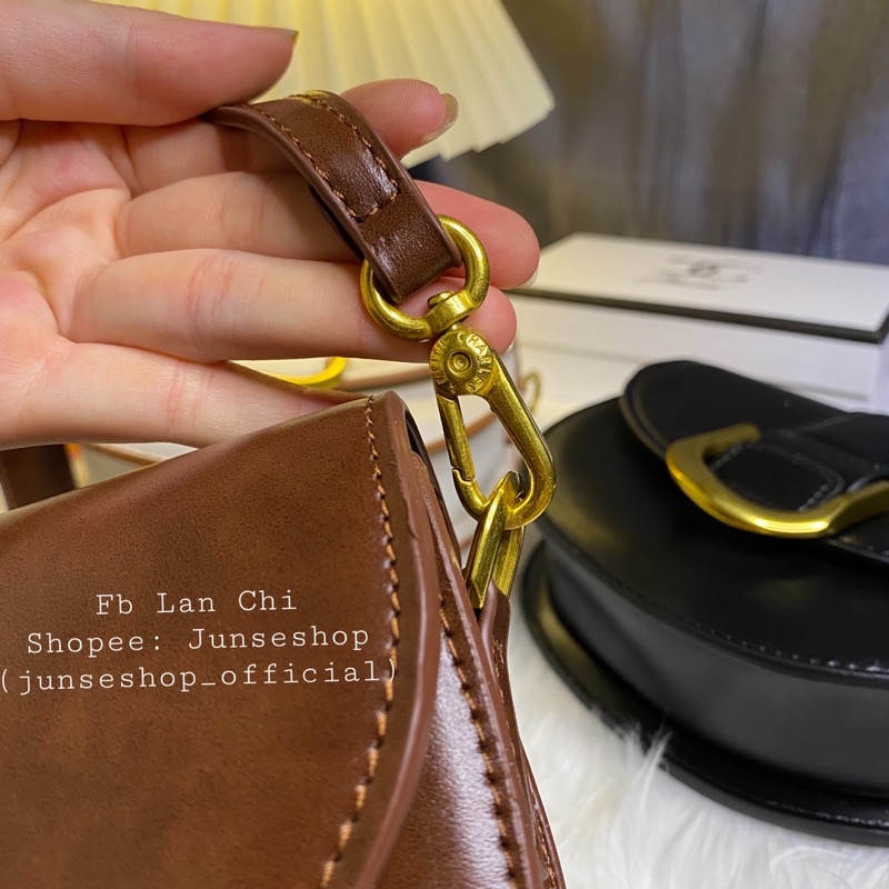 Túi đeo chéo móng ngựa size 18cm chuẩn xuấttt xịnnn