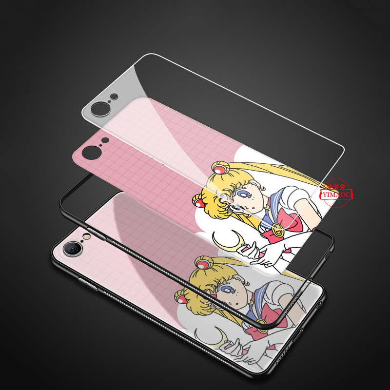 SAILOR MOON Ốp Lưng Thủy Thủ Mặt Trăng Cho Oppo K5 A92 A72 A52 Realme Q 5i 5s X2 Xt 6 6i C3 3c