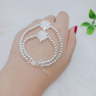 Lắc bi 4 lá bạc ta