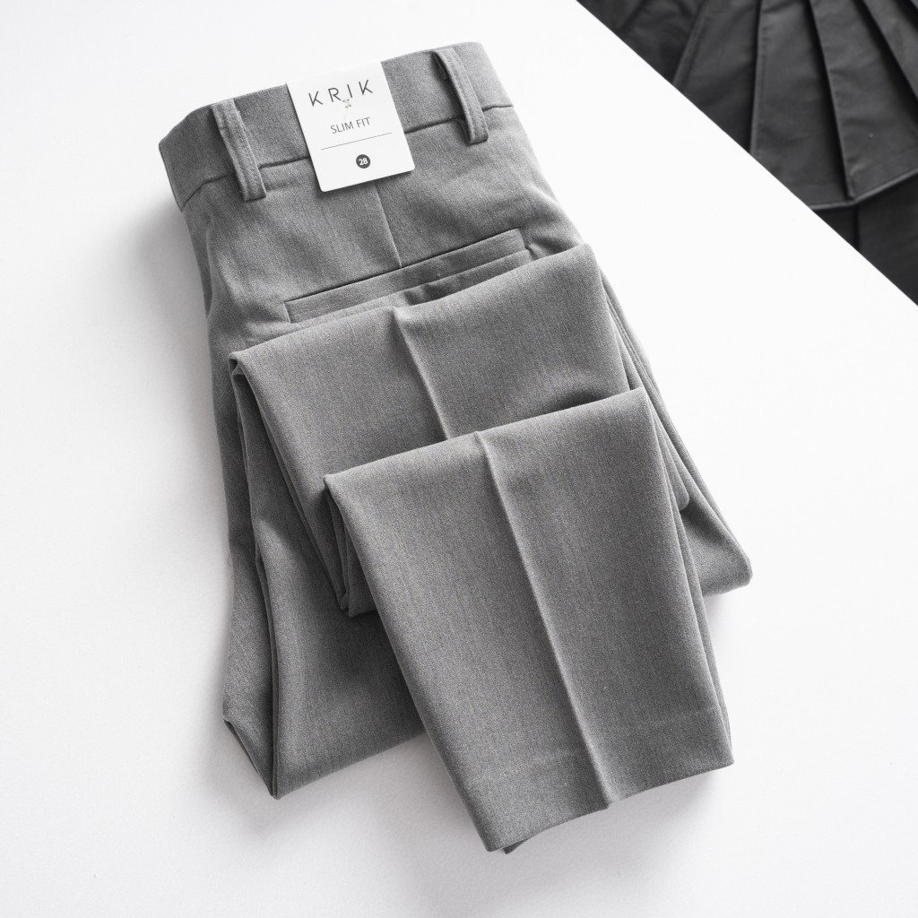 Quần Âu Nam KRIK Dáng Côn Chất Vải Mền Mịn Không Bai Không Xù 0477 | BigBuy360 - bigbuy360.vn
