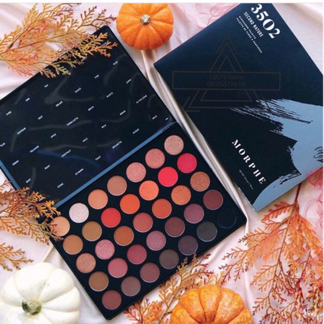 Bảng phấn mắt Morphe 3502 - SECOND NATURE EYESHADOW PALETTE